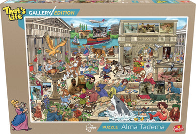 Goliath c'est la vie édition galerie : alma tadema - 1000 pièces de puzzle - puzzle (68x48cm)