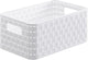 Rotho panier pays 28 x 19 x 13 cm a5 blanc