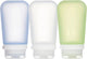 Human gear - gotoob+ 3-pack large - bouteille de voyage - étanche - 100ml - bleu vert clair