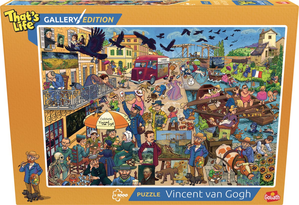 Goliath c'est la vie édition galerie : Vincent van Gogh '23 - 1000 pièces de puzzle - puzzle (68x48cm)