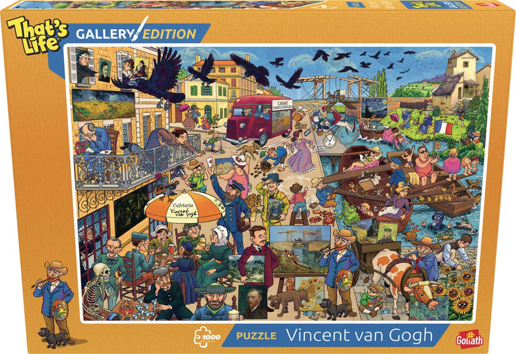 Goliath c'est la vie édition galerie : Vincent van Gogh '23 - 1000 pièces de puzzle - puzzle (68x48cm)