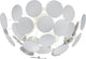 Trio discalgo - plafonnier - blanc mat - excl. 3x e14 40w