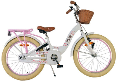 Volare Blossom Children's Bicycle - Girls - 20 pouces - blanc