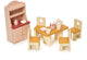 Jouets de salle à manger de maison de poupée en bois Mentari - jouets en bois durables.