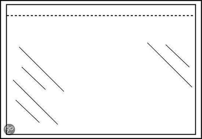 Enveloppe pour liste de colisage Raadhuis dl - 225x122mm - non imprimée - 1000 pièces - rd-310300