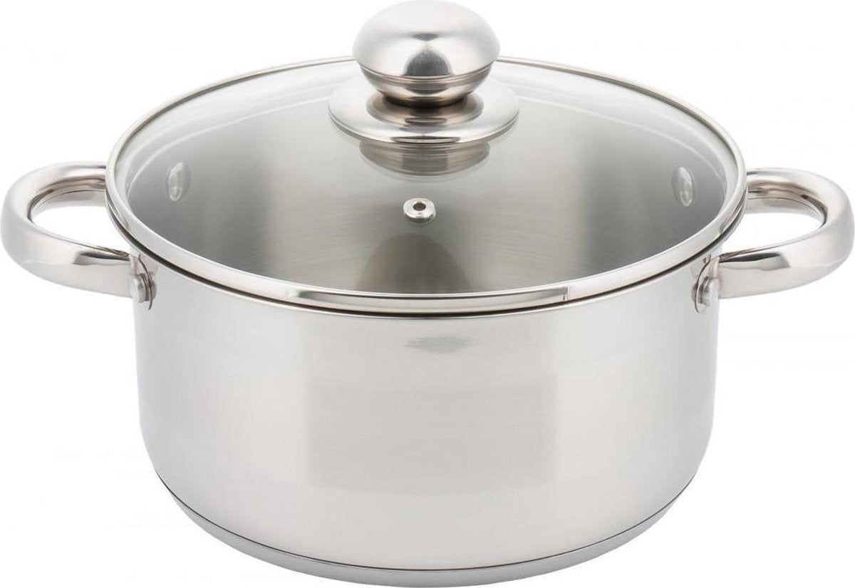Casserole Kinghoff 4331 - ø24 cm - inox - tous feux