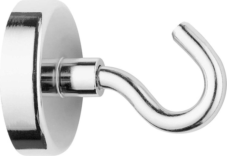 Aimant Westcott - avec crochet 48mm - argent - force de traction + - 60kg - ac-e10830