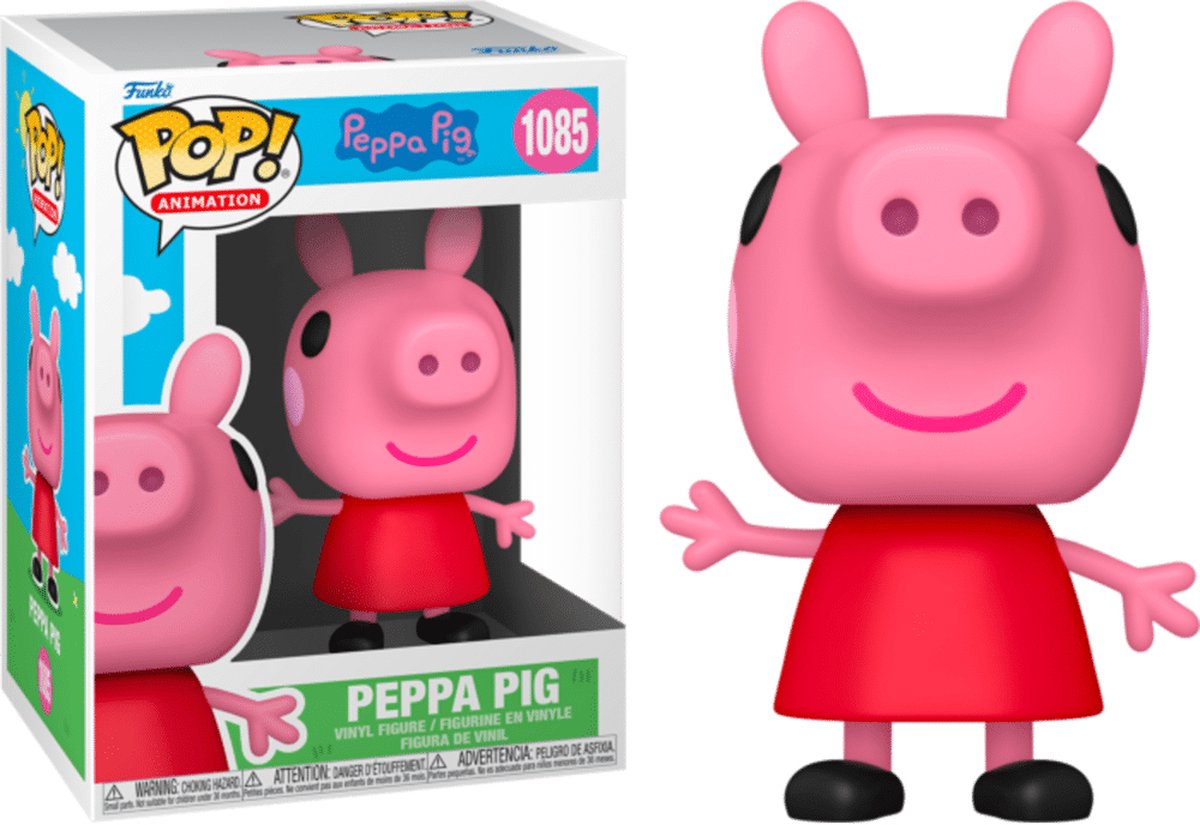 Funko Peppa Pig-pop! animation peppa pig figurine de collection 9 cm - multicolore
