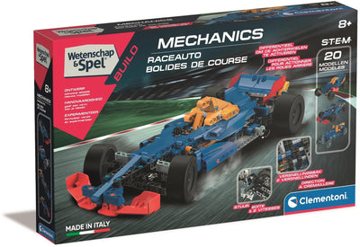 Clementoni - Mécanique de jeu scientifique - Maquette de voiture de course - Jouets de construction - à partir de 8 ans
