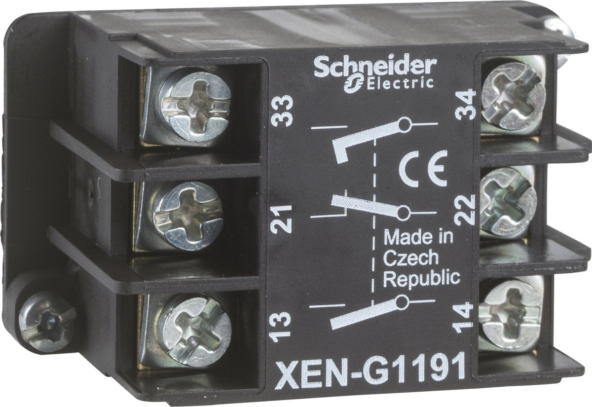 Schneider electric xeng1191 xeng1191 interrupteur auxiliaire 1x nc, 2x non 1 pièce(s)