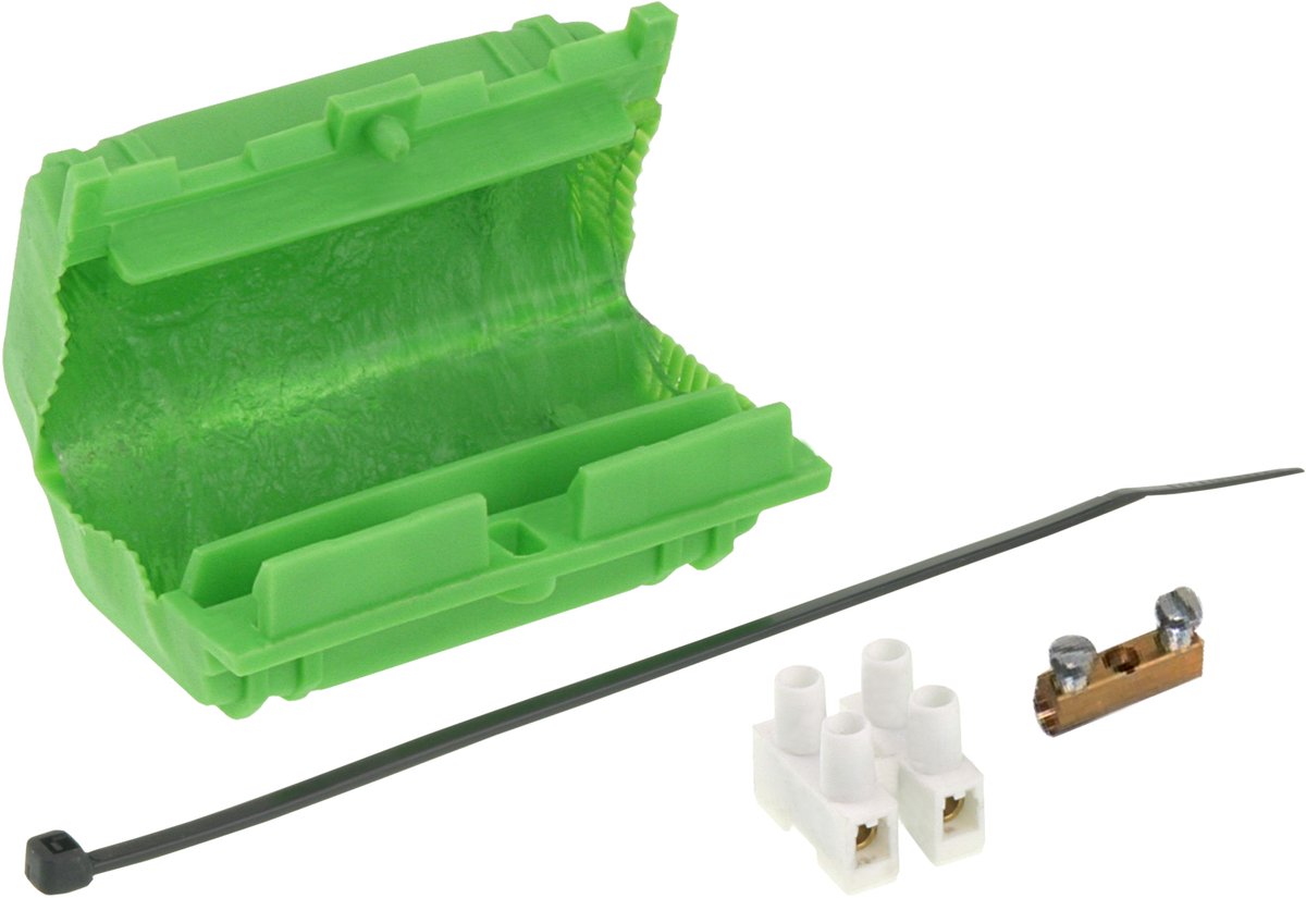 Manchon de dérivation de câble Q-link - avec gel - 3 x 1-4 mmãƒâ€šã‚â² - vert