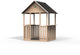 Exit toys exit panorama 100 cabane en bois - cabane d'extérieur - bois FSC - enfants