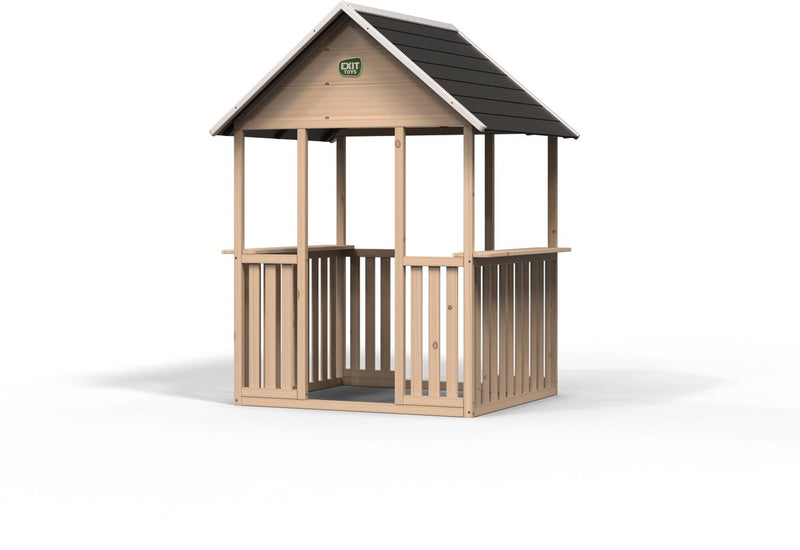 Exit toys exit panorama 100 cabane en bois - cabane d'extérieur - bois FSC - enfants