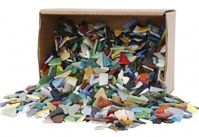 Mosaïque Creativ Company, dimension 8-20 mm, épaisseur 2-3 mm, contenu peut varier, différentes couleurs, 2 kg 1 carton