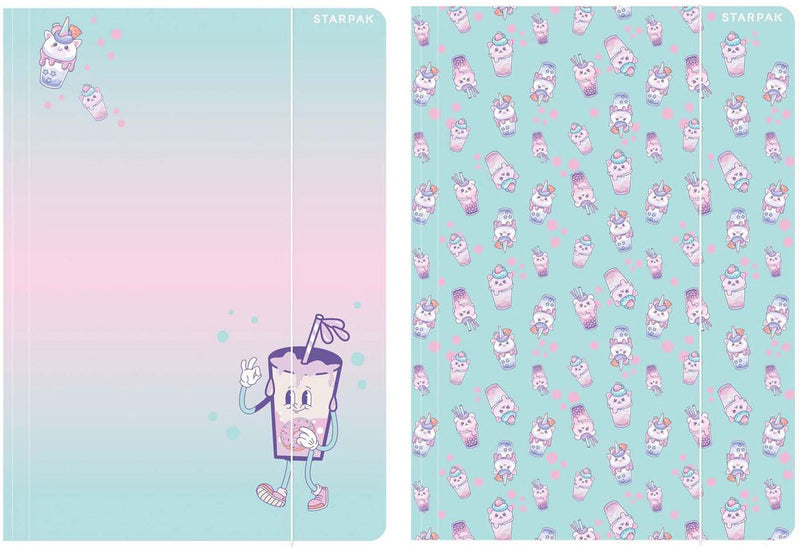 Dossier avec élastique A4 bubble tea
