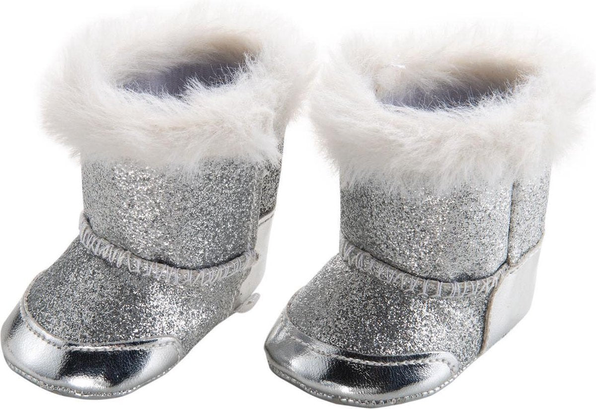 Poupées chaussures argentées, 38-45 cm