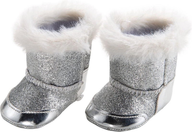 Poupées chaussures argentées, 38-45 cm
