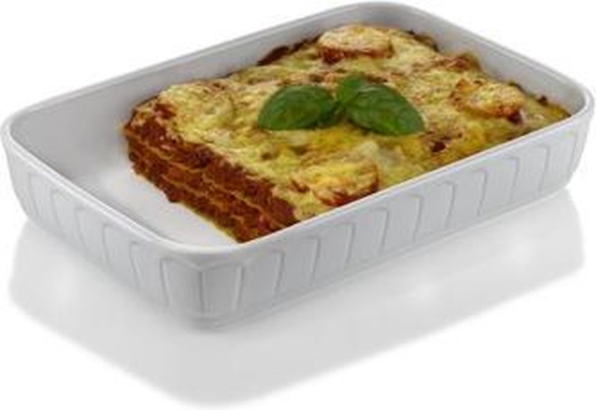 Plat de cuisson rectangulaire Hendi – 3l – résistant aux chocs thermiques – très résistant aux chocs et à l'usure – 335x232x62 mm