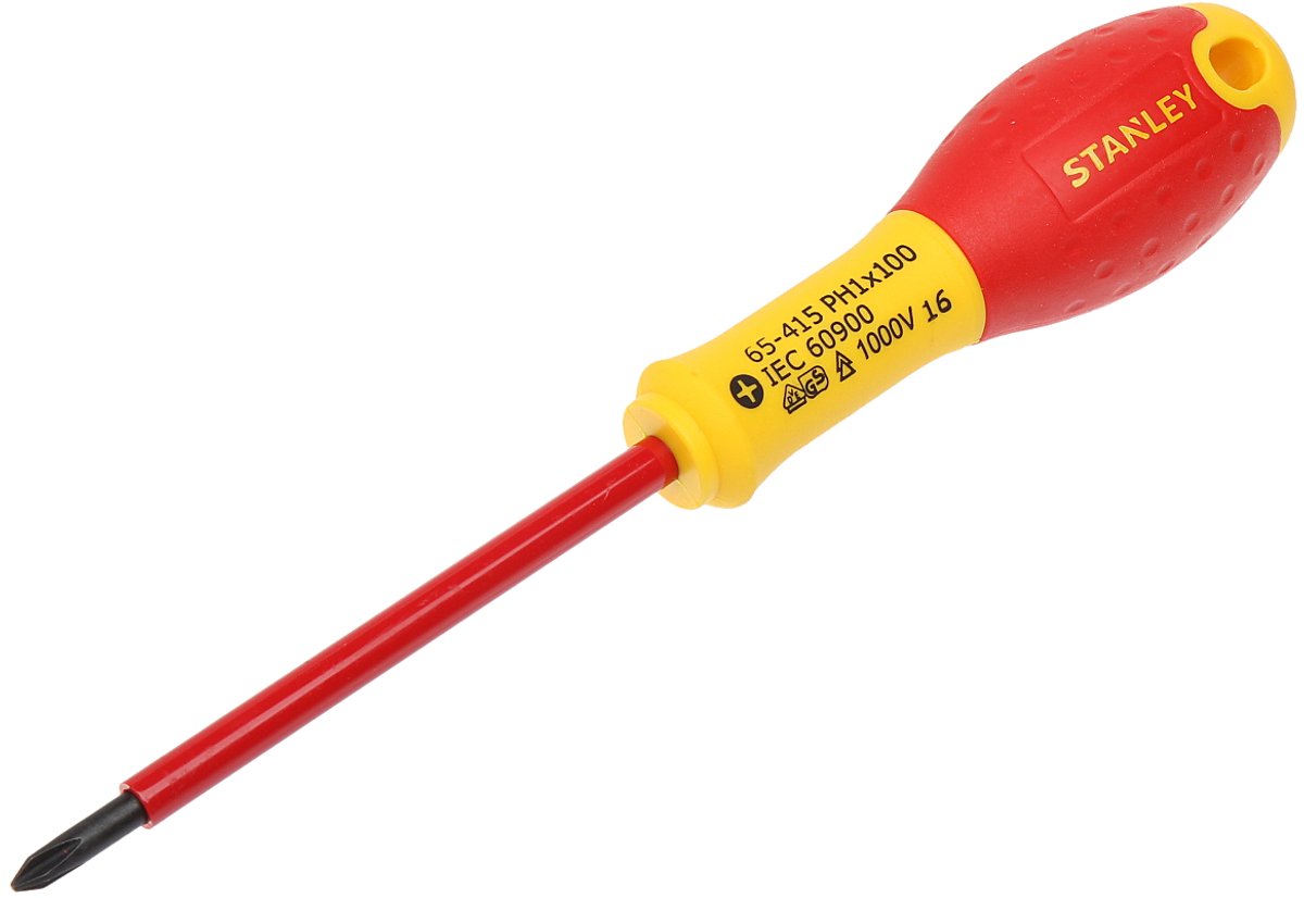 Tournevis Stanley Fatmax Phillips VDE PH1 x 100 mm