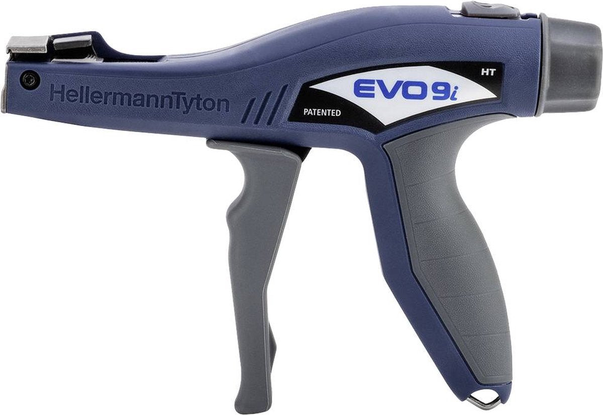 Hellermanntyton evo9i-avec pince à serre-câbles pl-bu bleu-gris