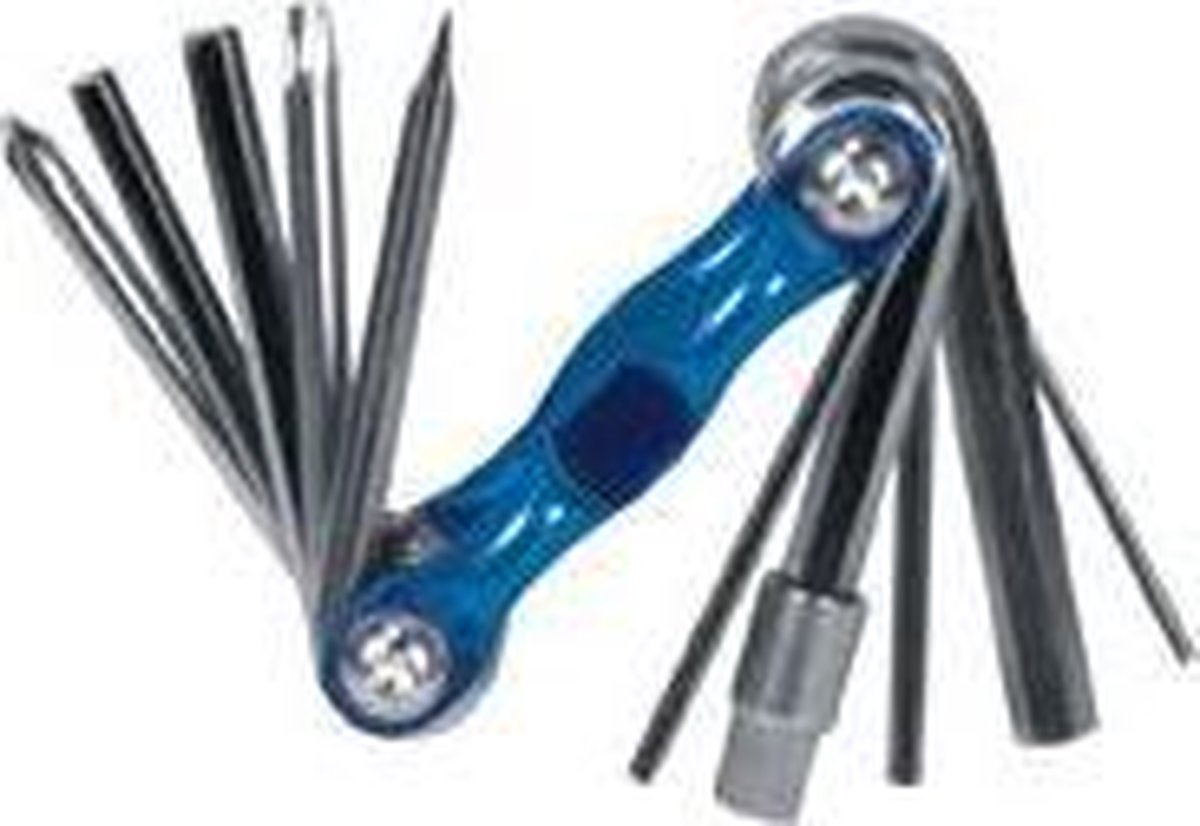 Outils de vélo Dresco - 11 pièces - bleu