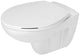 Pack WC mural intelligent Plieger avec siège à fermeture amortie blanc