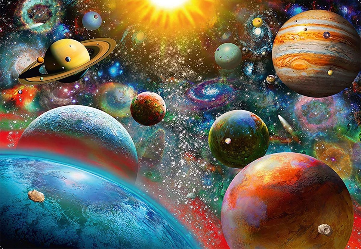 Ravensburger puzzle planètes - 1000 pièces - puzzle adultes.