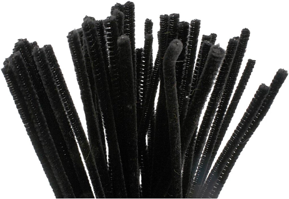 Chenille Black 30 cm, 50e.