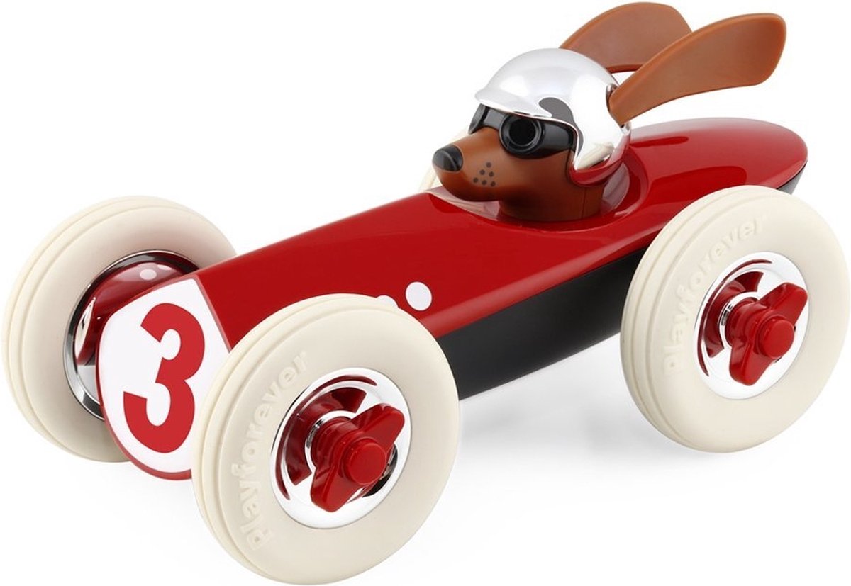 Playforever voiture de course Rufus Patrick rouge
