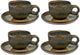 Serax - sergio herman surface - tasse à café + soucoupe - gris indi - 13 ø - 4 pièces