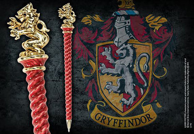 The Noble Collection Stylo à bille Noble Collection Harry Potter - Gryffondor 7 cm or rouge