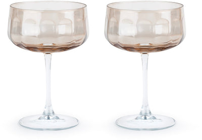 Léopold Vienne - verres à champagne corvina - lot de 2 coupes à champagne