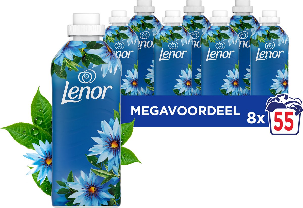 Lenor adoucissant brise marine - 8 x 55 lavages