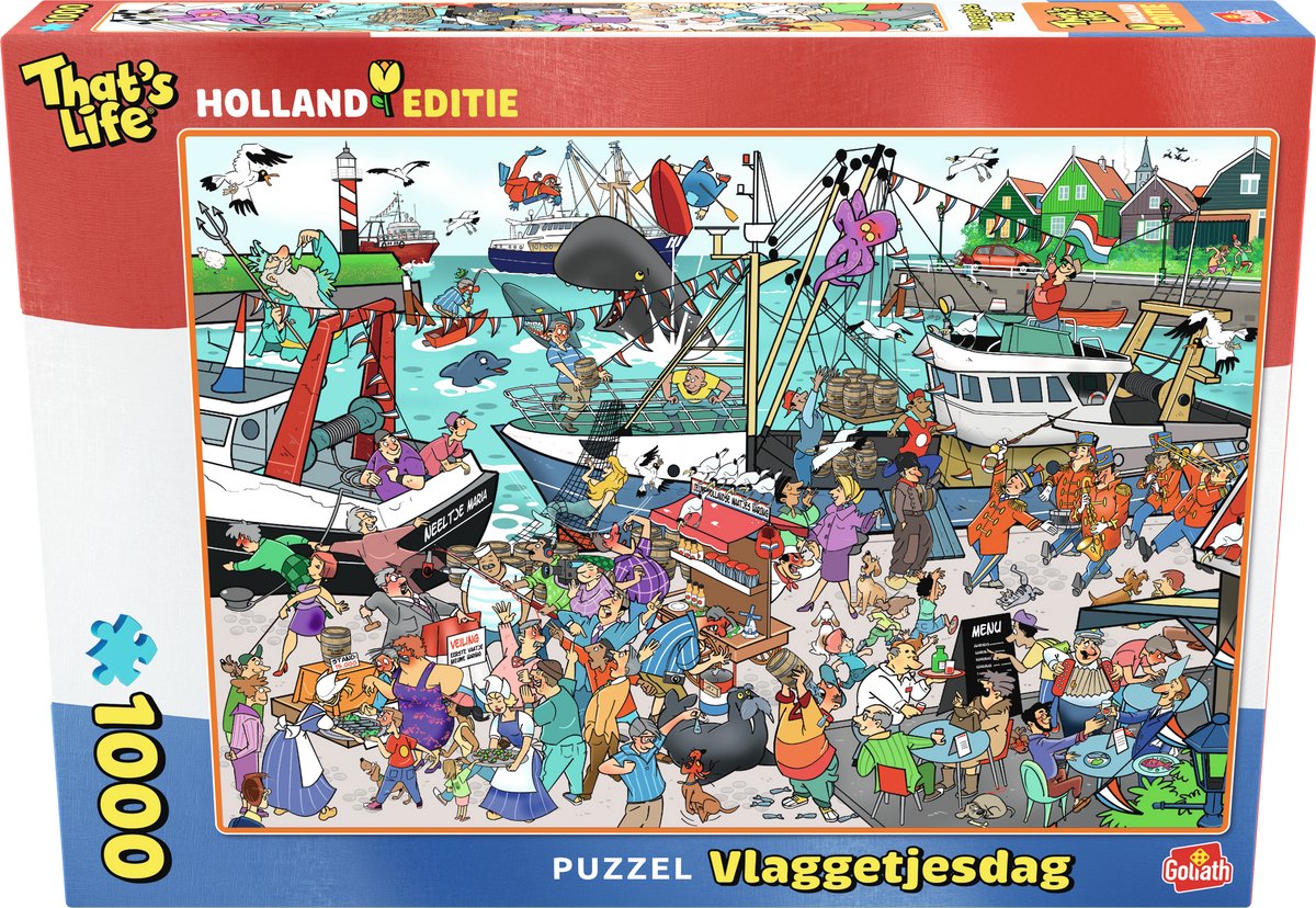 Goliath c'est la vie édition néerlandaise Flag Day - 1000 pièces de puzzle - puzzle (68x48cm)
