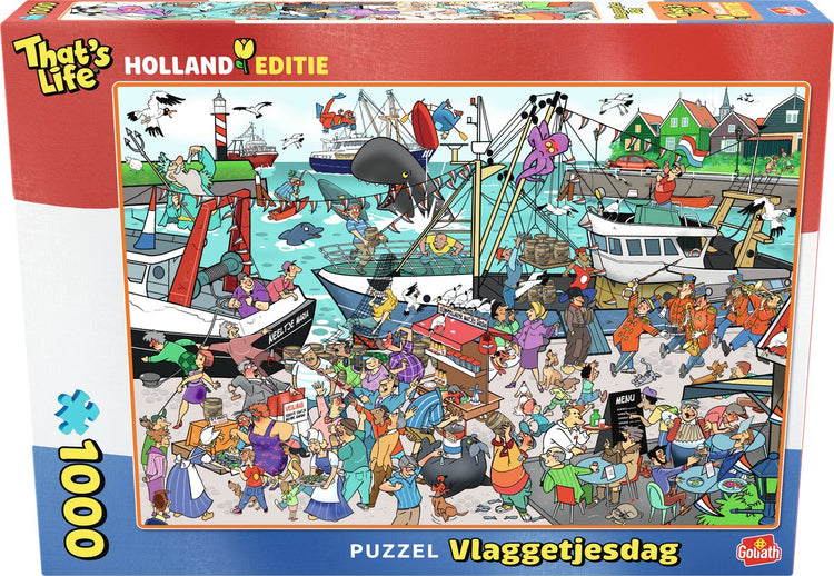 Goliath c'est la vie édition néerlandaise Flag Day - 1000 pièces de puzzle - puzzle (68x48cm)
