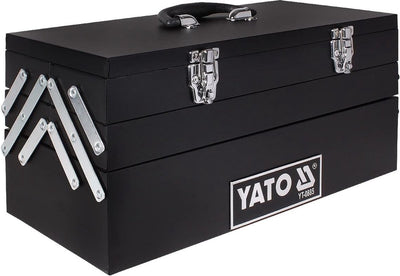 Boîte à outils pliante en métal Yato - 460x200x225 mm