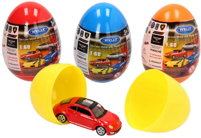Voiture welly en œuf surprise