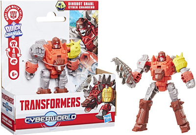 Transformers Cyberworld Dinobot Snarl Cyber Changeurs - figurine articulée