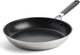 Poêle inox Kitchenaid 28 cm - revêtement antiadhésif sans PFA - poêle induction - poêle céramique - passe au four jusqu'à 160°c - poignées froides - argent