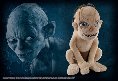 Noble collection le seigneur des anneaux peluche peluche gollum 23 cm marron