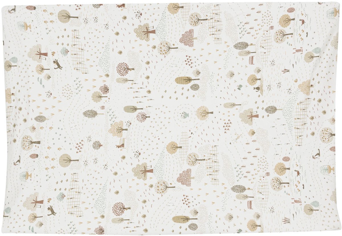 Housse de matelas à langer Jollein - 50x70cm - jersey - tiny park