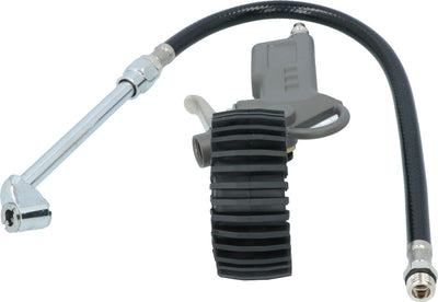 Camion souffleur de pneus Carpoint - pneumatique - 12 bar - avec manomètre - tuyau 35 cm - usage professionnel