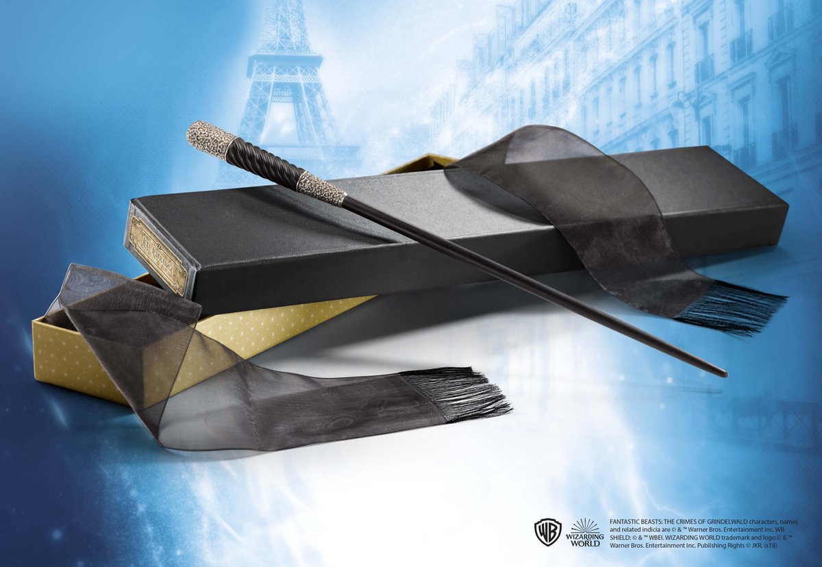 Noble collection Harry Potter - Animaux Fantastiques - Baguette Magique Leta Lestrange dans Coffret Ollivanders