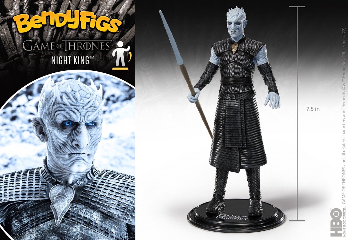 Noble collection Game of Thrones - figurine flexible - roi chevalier