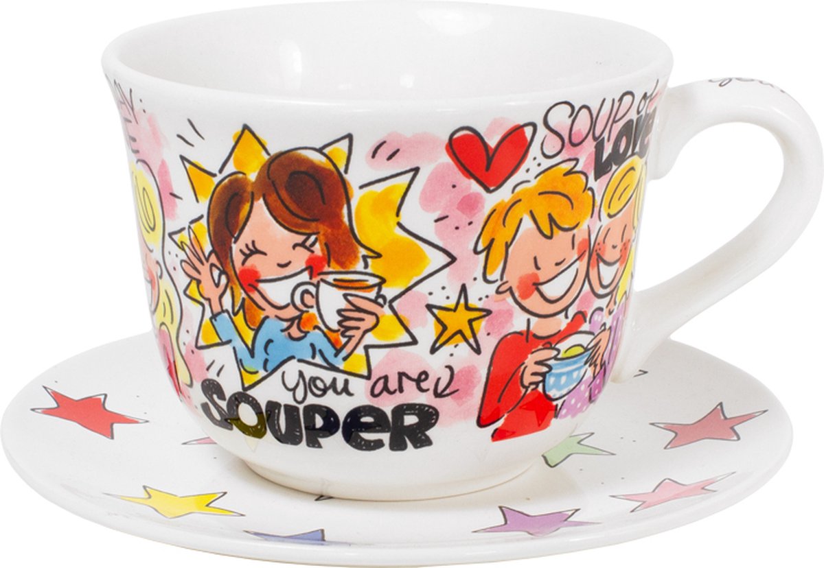Blond Amsterdam, set de rattrapage : bol à soupe souper et assiette étoile 18cm
