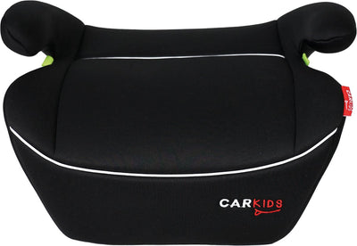Rehausseur Carkids i-size alex - conforme à la norme i-size r-129 - pour enfants de 125-150 cm - housse amovible et lavable - installation flexible - noir et blanc