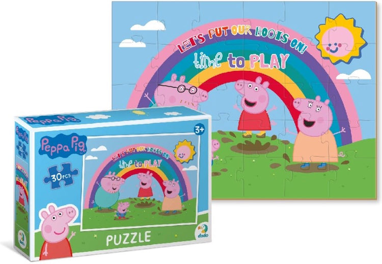 Dodo toys - puzzle peppa pig - 30 pièces - 20x27 cm - jouets peppa pig 3+ - puzzle enfant 3 ans