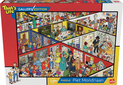 Goliath c'est la vie édition galerie : Piet Mondriaan '23 - 1000 pièces de puzzle - puzzle (68x48cm)
