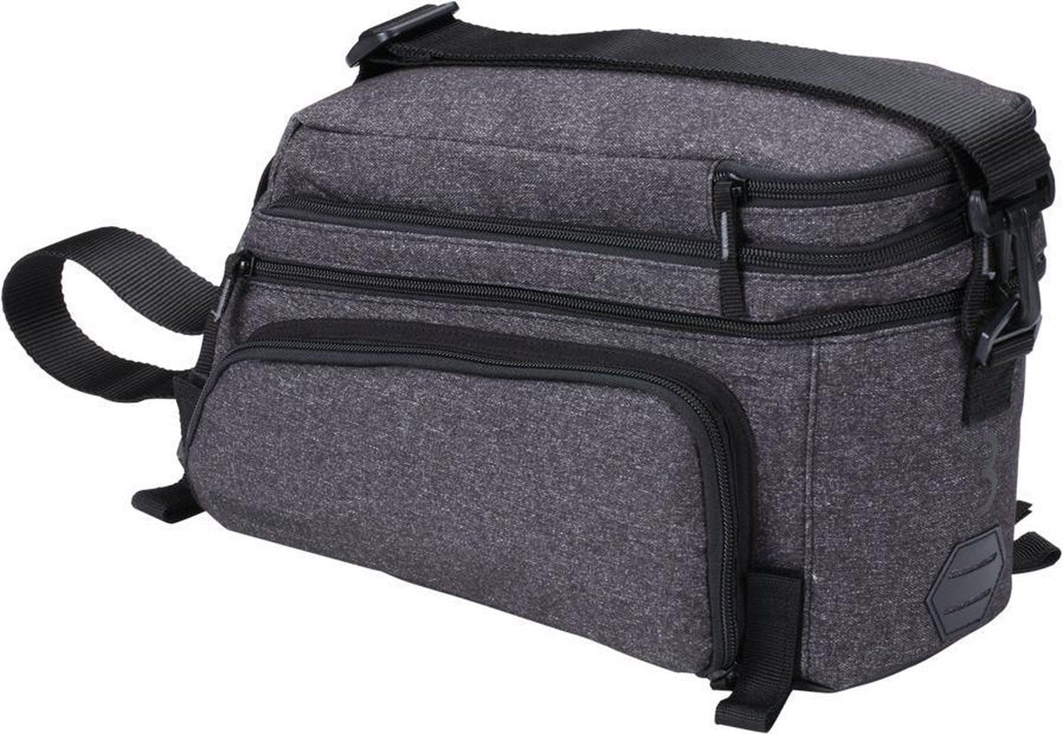 Bbb porte-bagages de vélo sac de vélo extensions de transporteur bsb-137 - capacité 6,5 + 5 litres