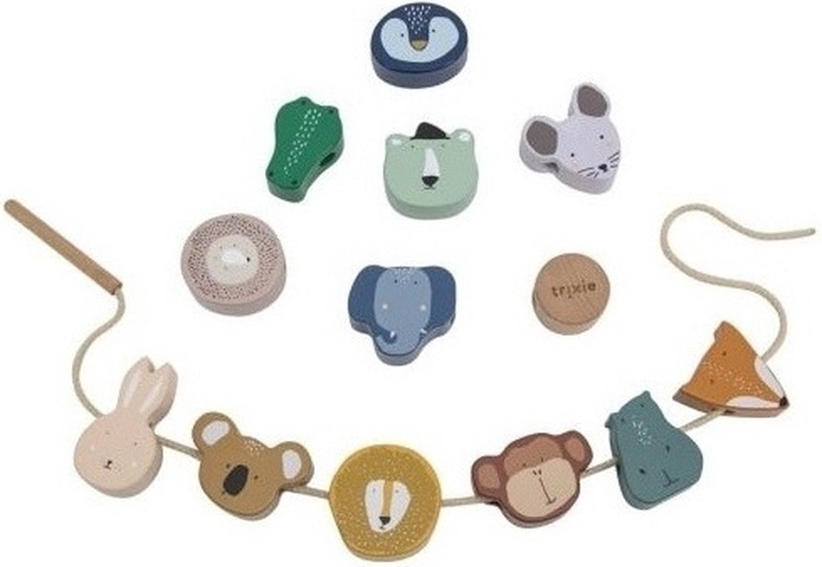 Trixie Wooden Animals Fileing Perles